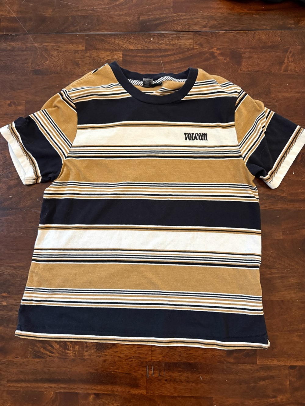 Volcom | “Doing Fine” Striped Short Sleeve Crewneck Tee